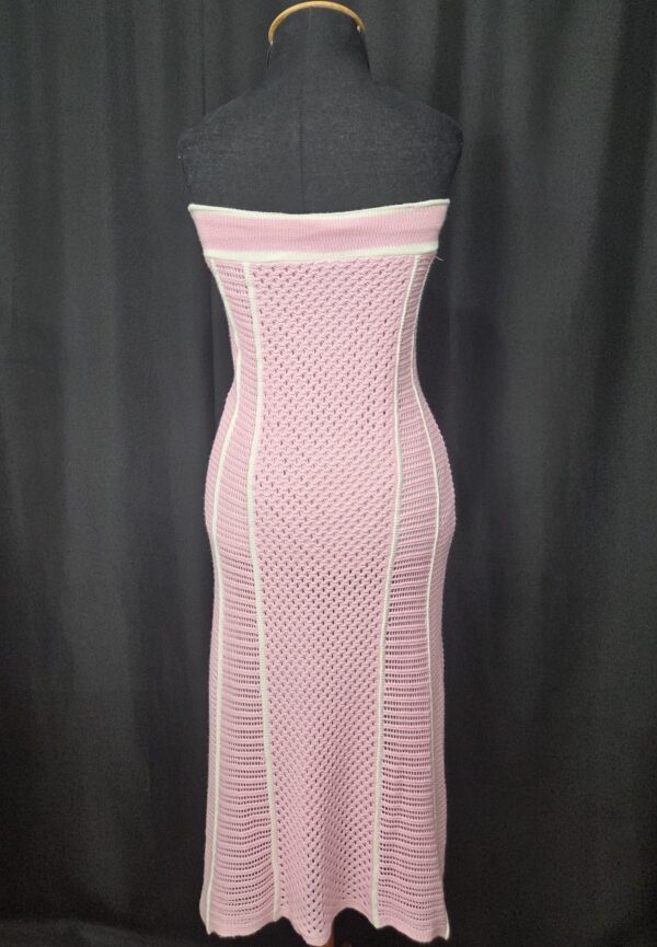 VESTIDO TOMARA QUE CAIA EM CROCHÊ (M) - Imagem 3