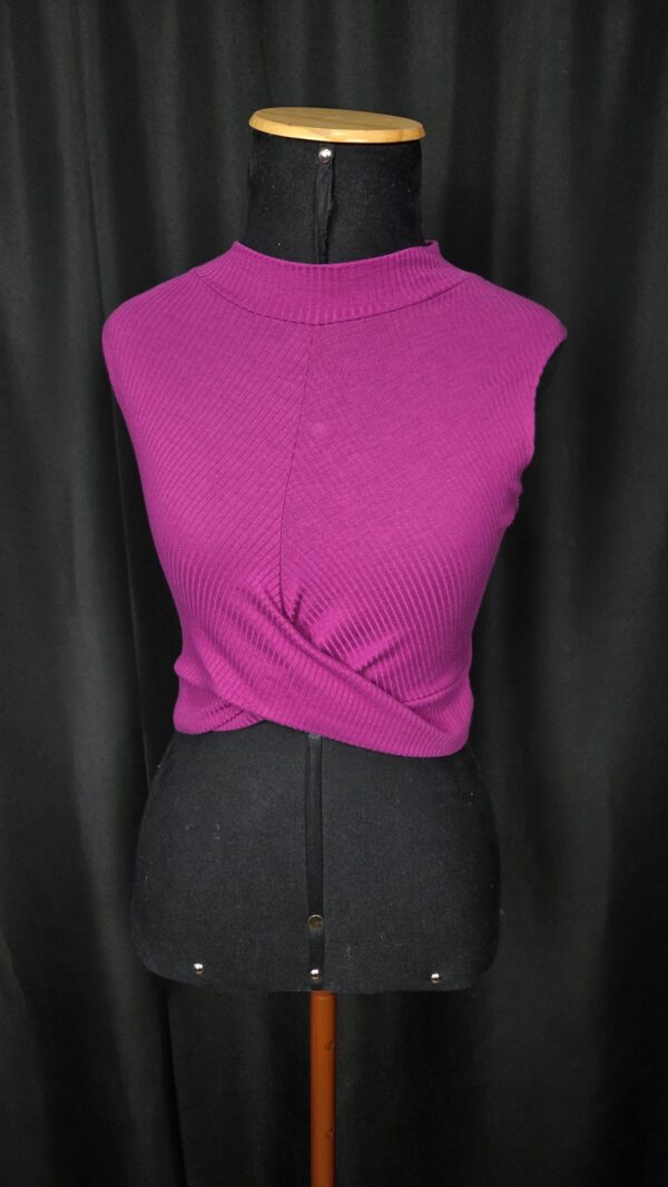CROPPED CANELADO (M)