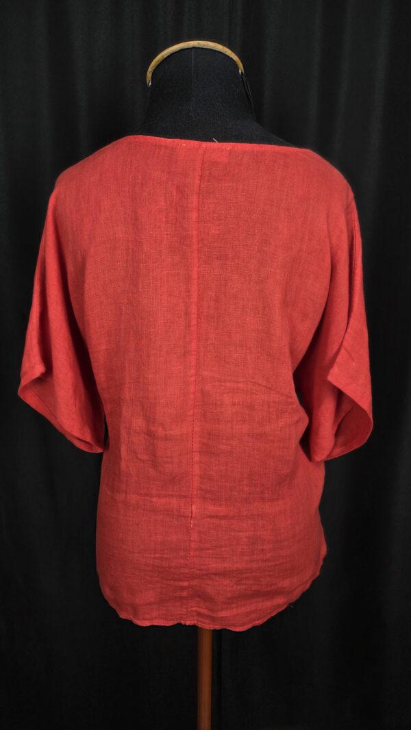 BLUSA CASUAL EM LINHO BHAGAVAM (GG) - Imagem 3