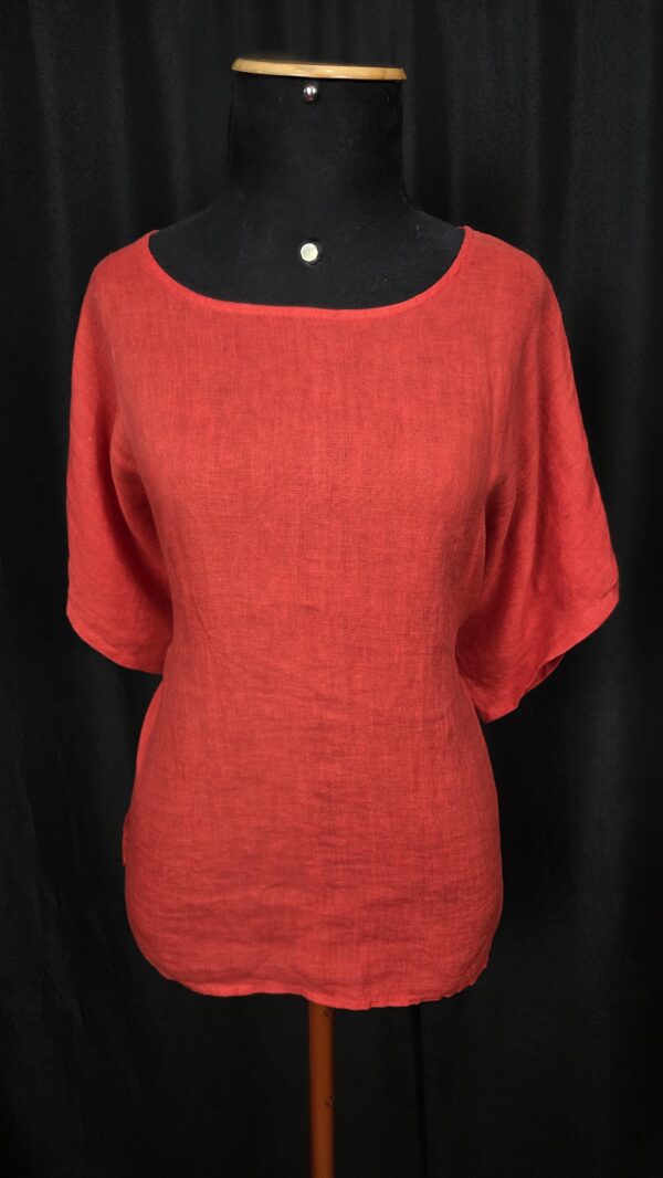 BLUSA CASUAL EM LINHO BHAGAVAM (GG)
