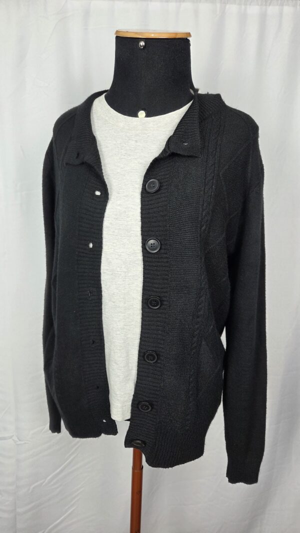 CARDIGAN CASUAL PRETO (G)